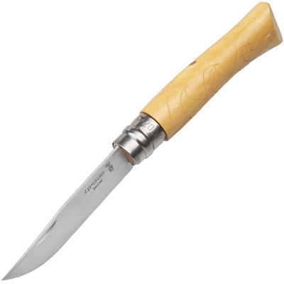 Opinel VRI N°07 Inox Nature Motív Hullámok 254238 - KNIFESTOCK