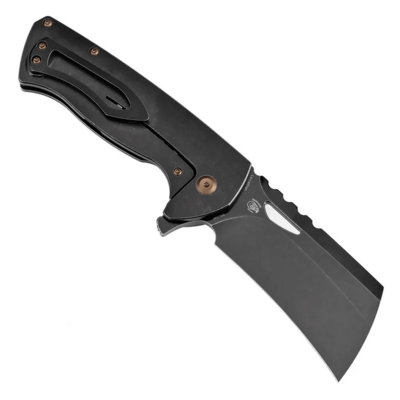 KANSEPT Leviathan Blackwash CPM S35VN Frame Lock K1083A3 - KNIFESTOCK