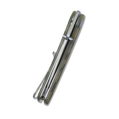 KUBEY Momentum Sherif Manganas Design Couteau Pliant à Liner Lock Manche Camo G10 KU344D - KNIFESTOCK