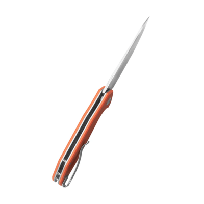 Kubey Nova Orange G10, Satin 14C28N KU117M - KNIFESTOCK