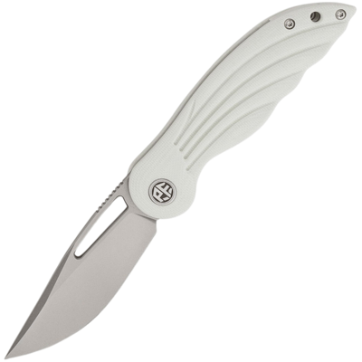 Petrified Fish PFE06 Nightingale Sand blasting14C28N White G10 PFE06WP - KNIFESTOCK