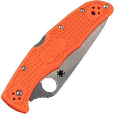 Spyderco Endura 4 Lightweight Orange Flat Ground C10FPOR - KNIFESTOCK