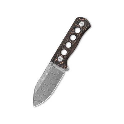 QSP Knife Canary Laminated Damascus, Copper Foil CF QS141-F - KNIFESTOCK