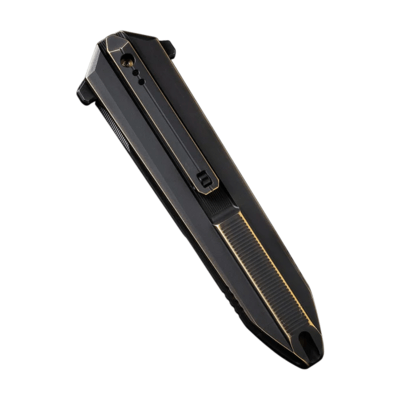 We Knife Diatomic Bronze / Black Titanium Handle &amp; Endcap WE22032-1 - KNIFESTOCK