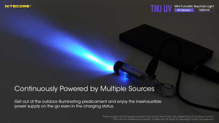 Nitecore flashlight TIKI UV - KNIFESTOCK