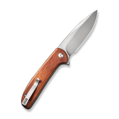 CIVIVI Primitrox Guibourtia Wood HandleSatin Finished Nitro-V BladeLiner Lock - KNIFESTOCK