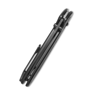 GEO Knife Frost Black DLC M390 Blade Black DLC Ti - KNIFESTOCK