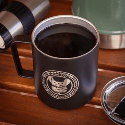 Giant Mouse GM Camp Mug Black / SSU - KNIFESTOCK