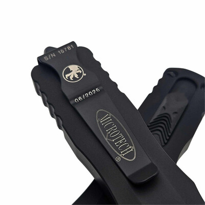 Microtech DIRAC DELTA D/E BLACK DOUBLE FULL SERRATE TACTICAL 227-D3T - KNIFESTOCK