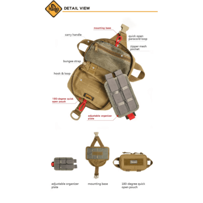Magforce IFAK Pouch - 500D Tan #A2601T - KNIFESTOCK