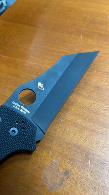 Spyderco YoJumbo G-10 Black C253GPBBK - KNIFESTOCK