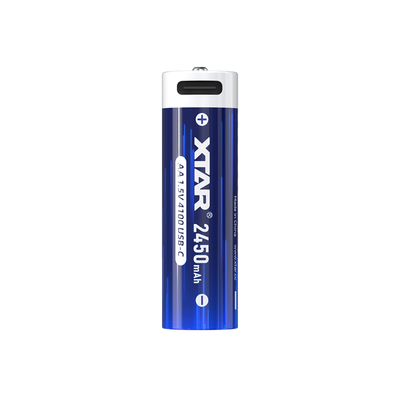 Xtar AA 1.5V 4100 USB-C-4pcs AA 1.5V 2450mAh batteries - KNIFESTOCK