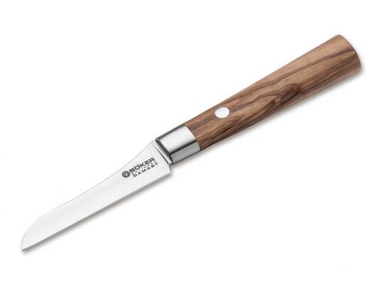 BÖKER DAMAST OLIVE GEMÜSEMESSER 130438DAM - KNIFESTOCK