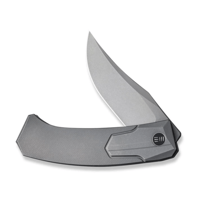 We Knife Shuddan Gray Titanium Handle WE21015-4 - KNIFESTOCK