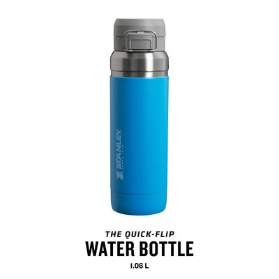 STANLEY The Quick-Flip Water Bottle 1.06L / 36oz Azure (New) 10-09150-085 - KNIFESTOCK