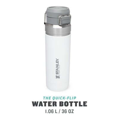 STANLEY The Quick Flip  Water Bottle 1.06L / 36oz,Polar 10-09150-062 - KNIFESTOCK