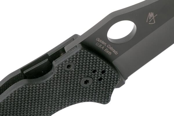 Spyderco YoJumbo G-10 Black C253GPBBK - KNIFESTOCK
