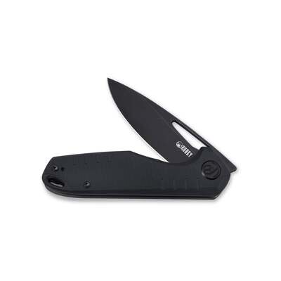 KUBEY Doris Couteau Pliant Front Flipper avec Liner Lock Manche Noir G10 KU324E - KNIFESTOCK