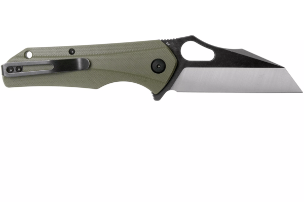 Bestech OPERATOR D2, Satin+Black, Green G10 BG36C - KNIFESTOCK