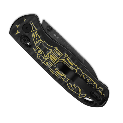 Kizer Drop Bear - Grim Reaper, KNFS Exclusive, Limited Edition 200pcs, Nitro-V, Black Stonewash, G10 - KNIFESTOCK