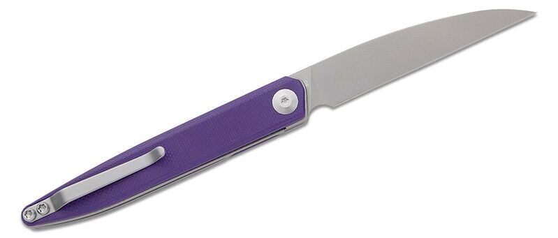 SENCUT Jubil Purple G10 Handle Stonewashed D2 Blade S20029-1 - KNIFESTOCK
