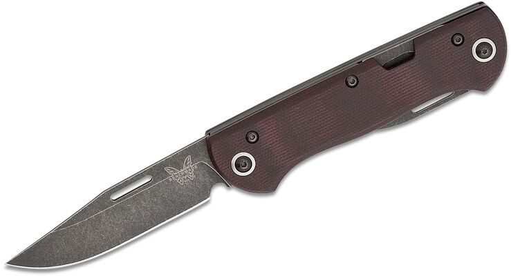 Benchmade Weekender Burgundy Micarta 317BK-02 - KNIFESTOCK