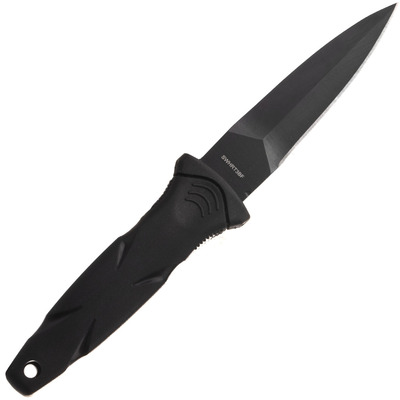Smith and Wesson Czarny Nóż Boot z Fałszywą Krawędzią - KNIFESTOCK
