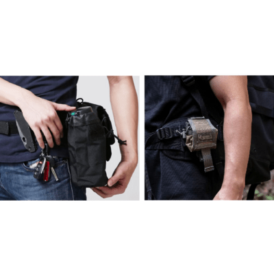 Magforce 6&quot; Utility Pouch Black #0208B - KNIFESTOCK