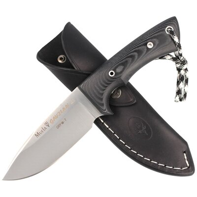 MUELA lame full tang de 150 mm traitement CRYO-T, micarta canvas NOIR GAVILAN-M - KNIFESTOCK