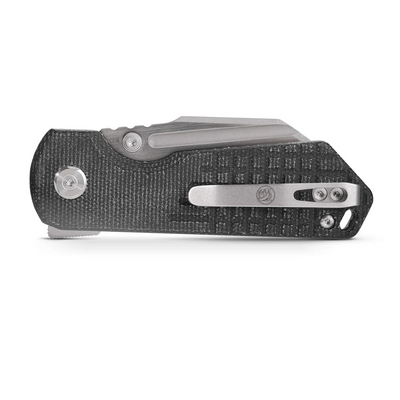 Vosteed Hedgehog S35VN Bead Blast &amp; Brushed Black Micarta A1303 - KNIFESTOCK