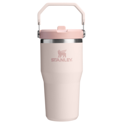 Stanley Termofľaša s integrovanou slamkou 600 ml The IceFlow™ Flip Straw 2.0 Tumbler Rose Quartz - KNIFESTOCK