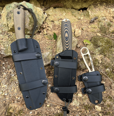 ESEE Knives Fits: Candiru, Izula, Izula II, Imlay &amp; Xancudo. ESEE-STRAPKIT-1 - KNIFESTOCK