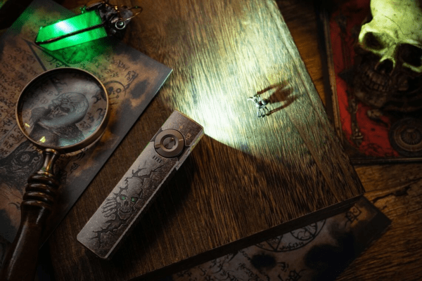 Olight Arkfeld Pro Copper Bones Limited Edition Flashlight with LED, UV Light, and Class 1R Laser - KNIFESTOCK