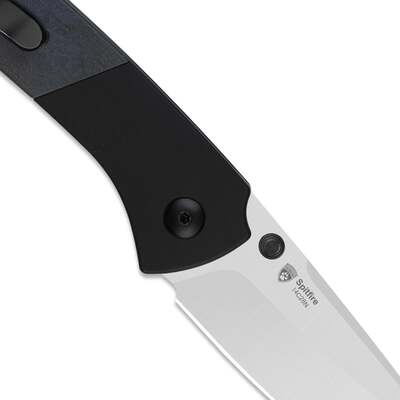 Kizer Spitfire 14C28N Aluminum &amp; Richlite(Blue Canyon) V3690A2 - KNIFESTOCK