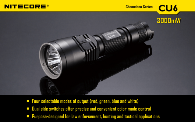 Nitecore flashlight CU6 HUNTING KIT - KNIFESTOCK