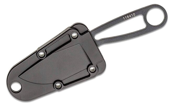 ESEE Izula Lame Grise Tactique, Manches G10 Noires avec Kit IZULA-TG-B-KIT - KNIFESTOCK