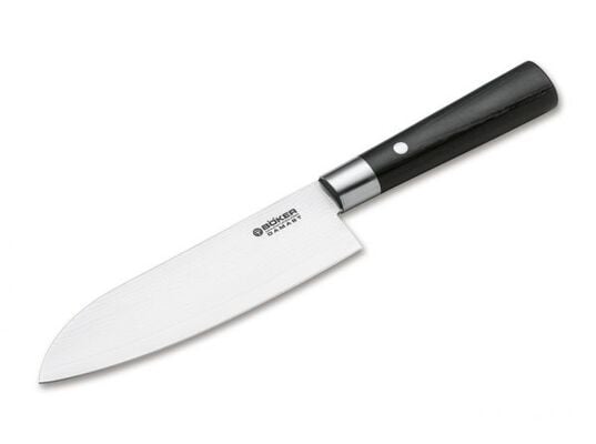 BÖKER DAMAST FEKETE SANTOKU 130417DAM - KNIFESTOCK