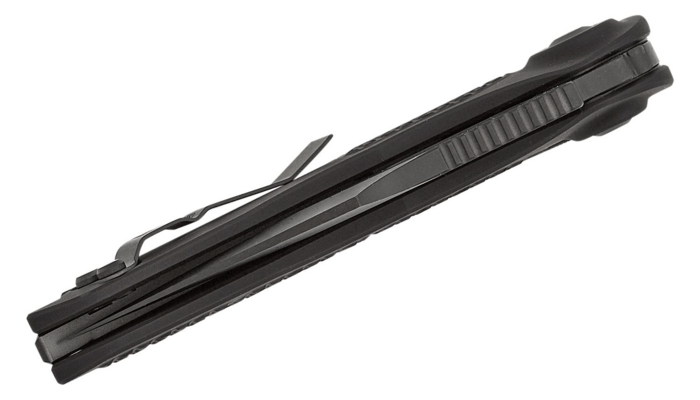 Microtech STITCH DLC BLADE &amp; HW F/S DEEP ENGRAVED SHADOW S 169-3DLCTSH - KNIFESTOCK