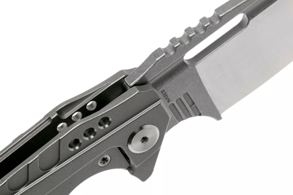 Bestech SHODAN S35VN, Stone Wash+Satin, Titanium, Grey BT1910A - KNIFESTOCK