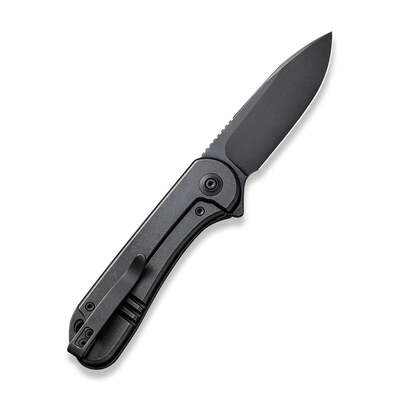 WE ELEMENTUM BODFE Black Titanium Handle Black Stonewashed CPM 20CV BLADE WE18062X-3 - KNIFESTOCK