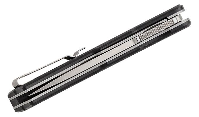 Petrified Fish PFP02 Magazine Satin D2 Black G10 PFP02D - KNIFESTOCK