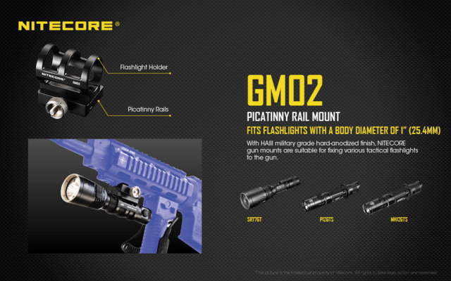 Nitecore GM02(Gun mount) - KNIFESTOCK