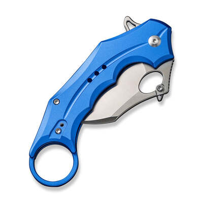 CIVIVI Incisor II Mâner din Aluminiu Albastru Strălucitor Lamă Nitro-V Finisată Satin C16016B-2 - KNIFESTOCK