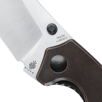 Kizer Towser K Liner Lock Knife, Black Copper - V4593C3 - KNIFESTOCK