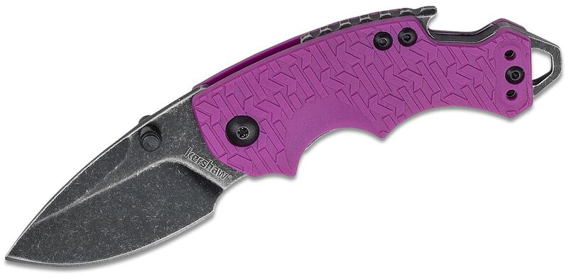 KERSHAW Shuffle Purple/Blackwash 8700PURBW - KNIFESTOCK