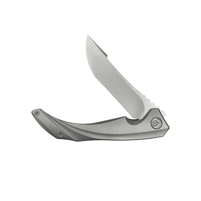 KB Cyrus Beadblast M390 Sandblast Ti KB387A - KNIFESTOCK