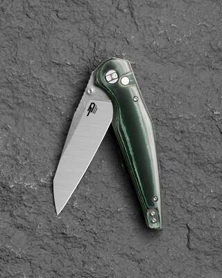 Bestech Snakebird 14C28N, Micarta, Blokada przyciskiem - Czarny BG58A - KNIFESTOCK