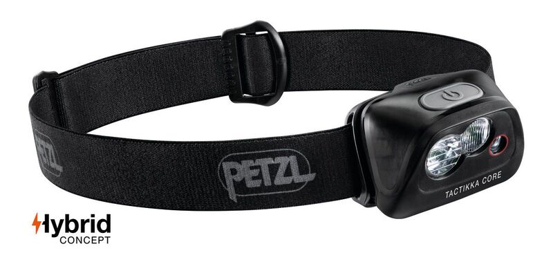 PETZL TACTIKKA LANTERNĂ FRONTALĂ NEAGRĂ E099HA00 - KNIFESTOCK