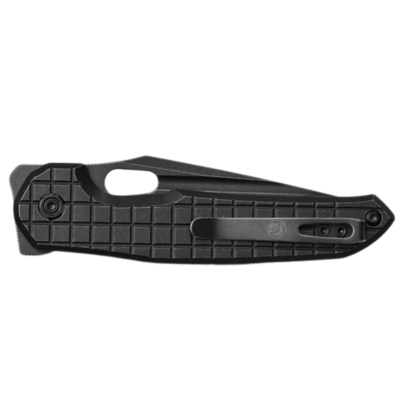 Vosteed Thunderbird(3.25&quot;Blade) Elmax Black Stonewash Black Titanium A0312 - KNIFESTOCK