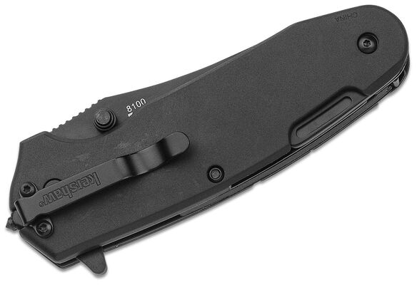 KERSHAW FUNXION EMT RESCUE Assisted Knife - BLACK MOLDED HANDLED K-8100 - KNIFESTOCK